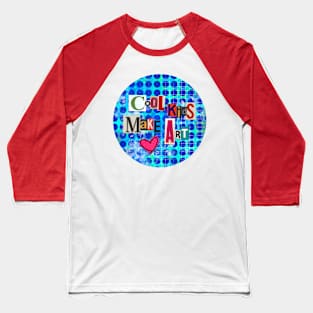 Cool Kids Make Art Baseball T-Shirt